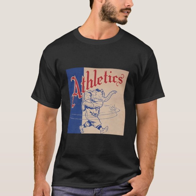 Philadelphia Athletics Baseball 1929 T Shirt (Framsida)