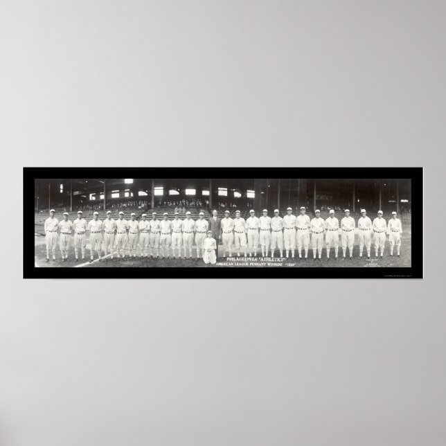 Philadelphia Athletics Photo 1929 Poster (Framsidan)