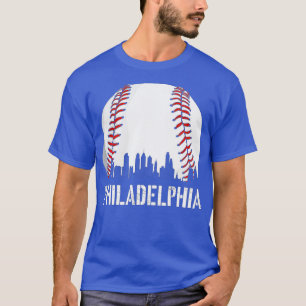 Philadelphia Baseball Philly Dowtown Skyline Shir T Shirt