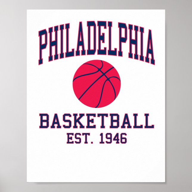 Philadelphia Basketball Poster (Framsidan)