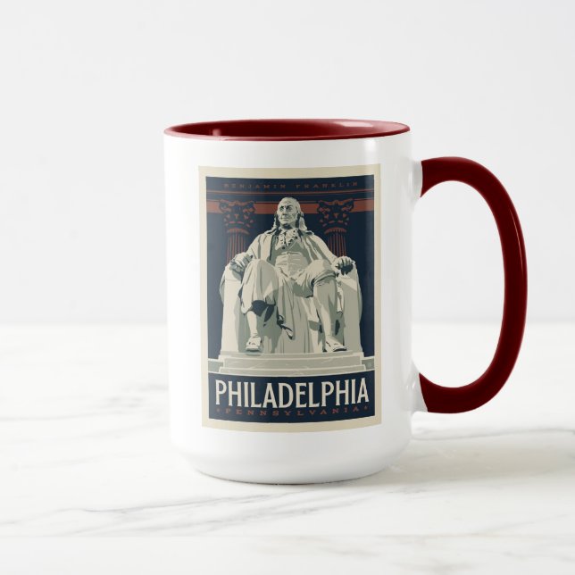 Philadelphia | Benjamin Franklin Institute Mugg (Höger)