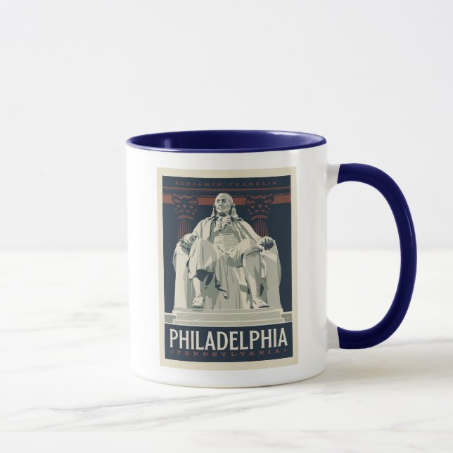 Philadelphia | Benjamin Franklin Institute Mugg (Höger)