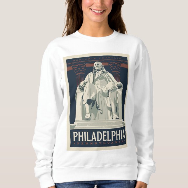 Philadelphia | Benjamin Franklin Institute T Shirt (Framsida)