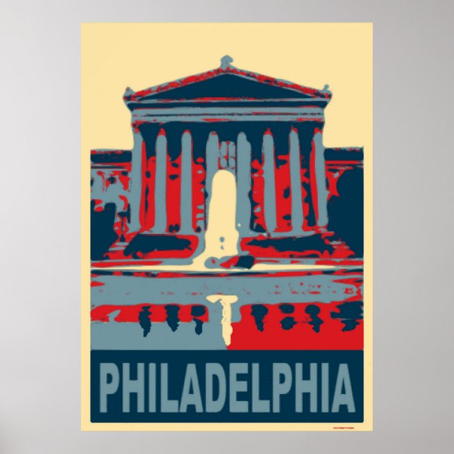 Philadelphia Blue Poster (Framsidan)