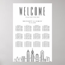 Philadelphia Bröllop | 12 Bord-sätesdiagram