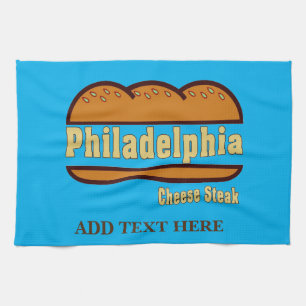 Philadelphia Cheese Steak design Kitchen Towel Kökshandduk