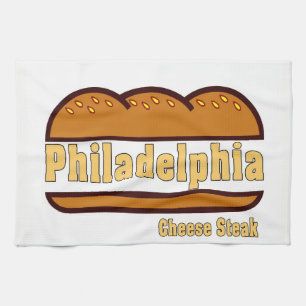 Philadelphia Cheese Steak-design Kökshandduk