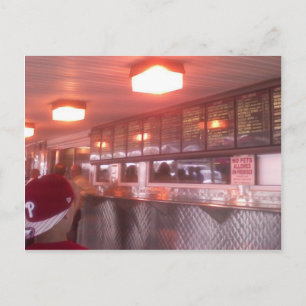 Philadelphia Cheesesteak Vykort