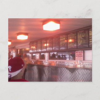 Philadelphia Cheesesteak Vykort