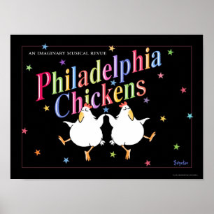 PHILADELPHIA CHICKENS poster av Sandra Boynton