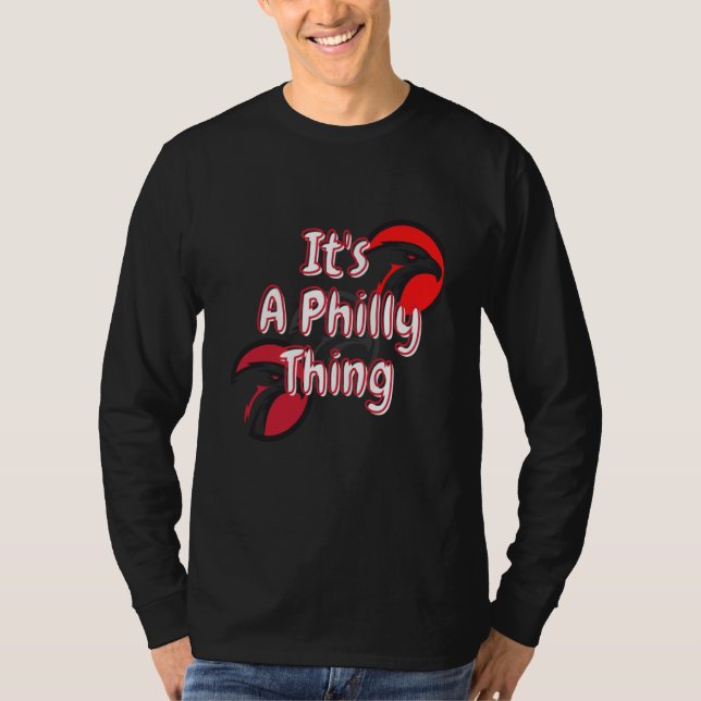 Philadelphia Citizen It's a Philly Thing Fan Love  T Shirt (Framsida)