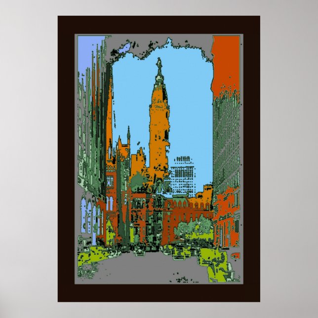 Philadelphia City Hall Poster (Framsidan)