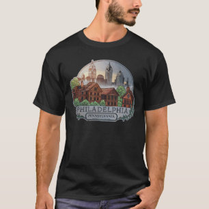 Philadelphia City Pennsylvania USA T Shirt