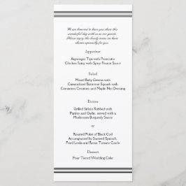 Philadelphia Destination Wedding Menu Meny