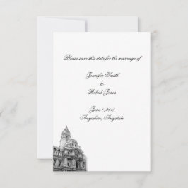 Philadelphia Destination Wedding Spara datumet