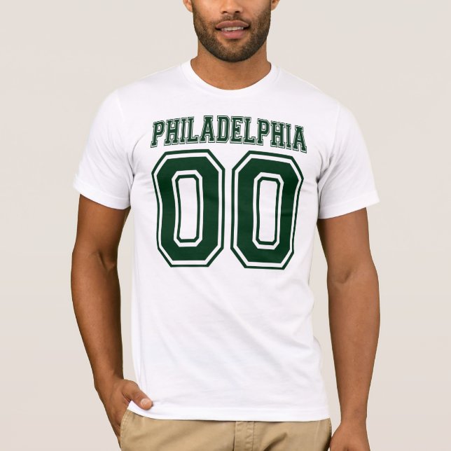 Philadelphia dubbla nolla tee shirt (Framsida)
