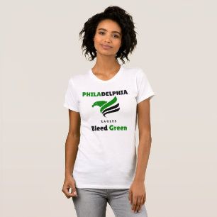 Philadelphia, Eagle Bleed Grönt T Shirt