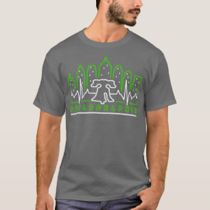 Philadelphia EKG Heartslag Philly Fläkt Favorite T Shirt