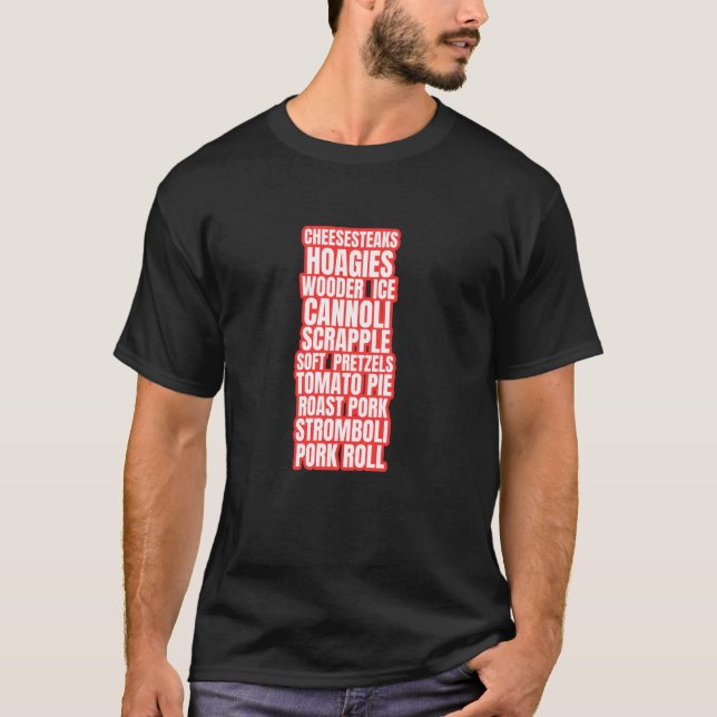 Philadelphia Favoritmat Philly Cheesesteaks Wo T Shirt (Framsida)