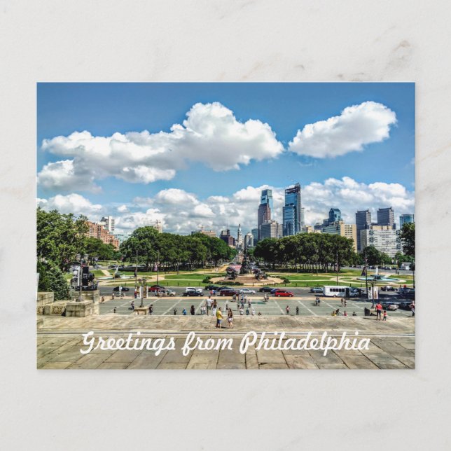 Philadelphia Feeling Vykort (Framsida)