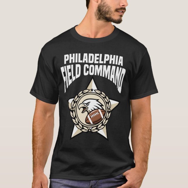 PHILADELPHIA FIELD COMMAND - PHILADELPHIA FOOTBALL T SHIRT (Framsida)