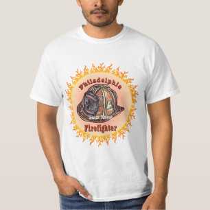 Philadelphia Firefighters anpassningsbar T-Shirt