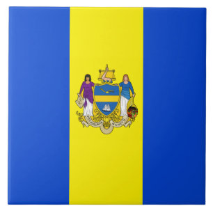 Philadelphia flagga kakelplatta