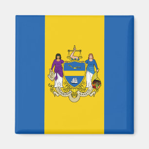 Philadelphia flagga magnet