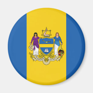 Philadelphia Flagga Magnet
