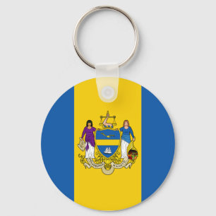 Philadelphia Flagga Nyckelring