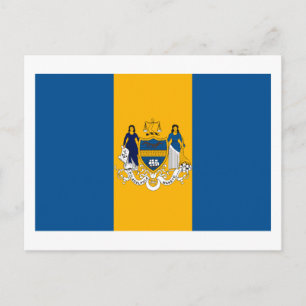 Philadelphia Flagga Postcard Vykort