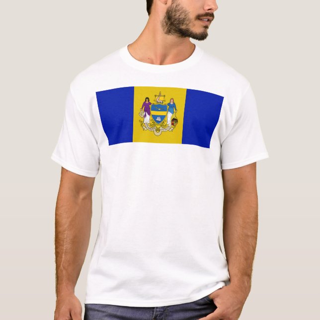 Philadelphia flagga t shirt (Framsida)