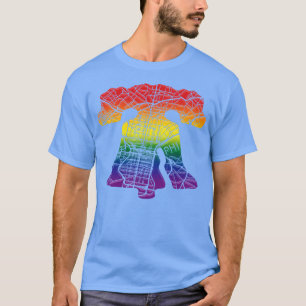 Philadelphia Fläkt Skyline Brotherly KÄRLEK Philly T Shirt