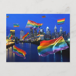 Philadelphia Flies Pride Vykort