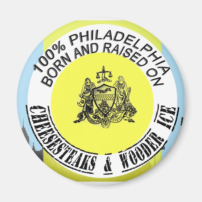 Philadelphia, född och uppfödd magnet (Framsidan)