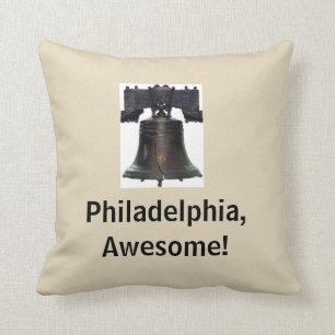 Philadelphia frihet sätta en klocka på dekorativ kudde