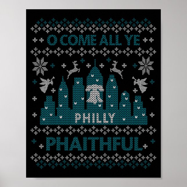 Philadelphia Fula Jul Oh Kom Allihopa Ye Philly  Poster (Framsidan)