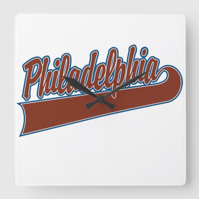 Philadelphia Fyrkantig Klocka (Framsida)