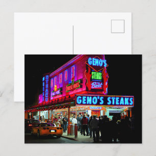 Philadelphia, Genos Steaks Vykort