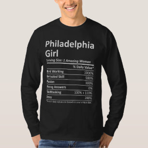 Philadelphia Girl Pa Pennsylvania Funny City Home T Shirt