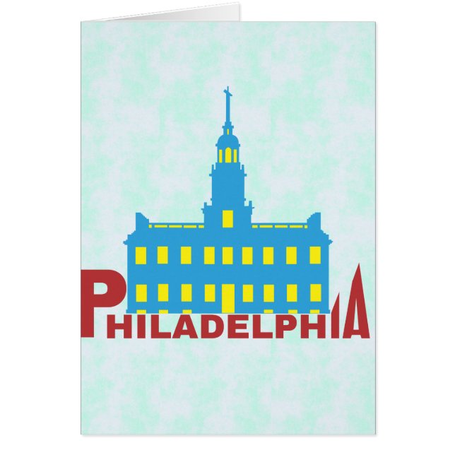 Philadelphia Hälsningskort (Framsidan)