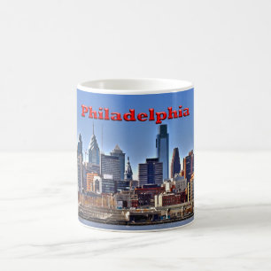 Philadelphia "HDR" horisontmugg Kaffemugg