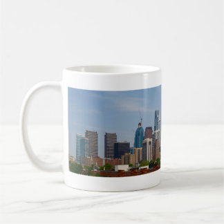 Philadelphia horisont från södra Philadelphia Kaffemugg