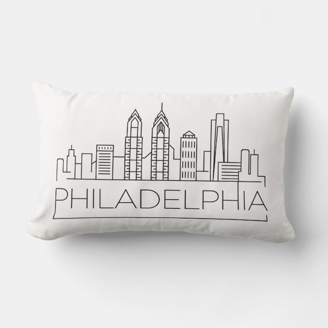 Philadelphia horisont lumbarkudde (Framsida)