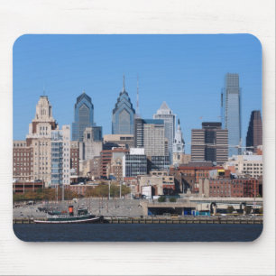 Philadelphia horisont, medel beskådar musmatta