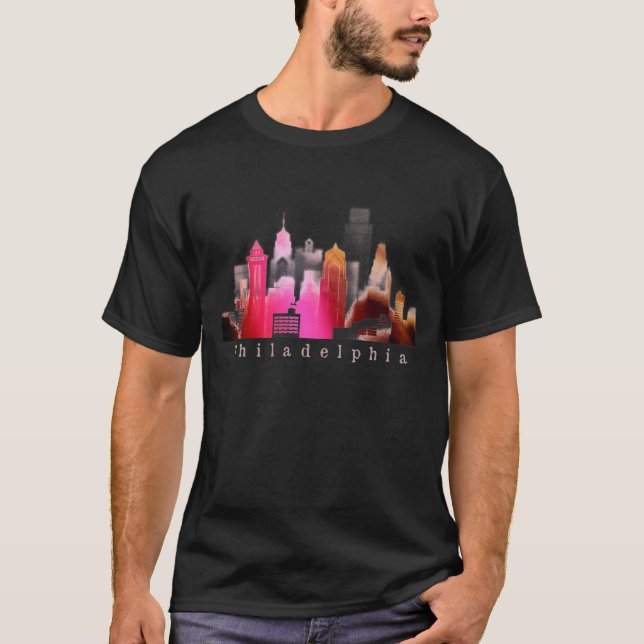 Philadelphia horisont tee shirt (Framsida)