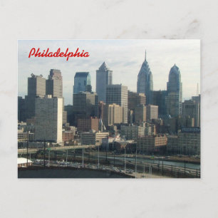 Philadelphia horisont vykort