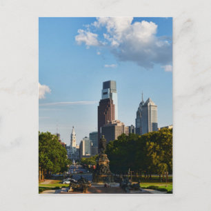 Philadelphia i centrala staden 2 vykort
