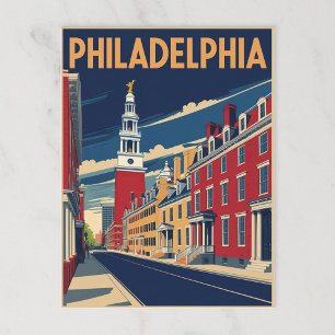 Philadelphia IndeIndependence Hall Vykort
