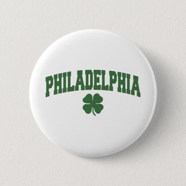 Philadelphia (irländsk Shamrock) Knapp (Framsida)